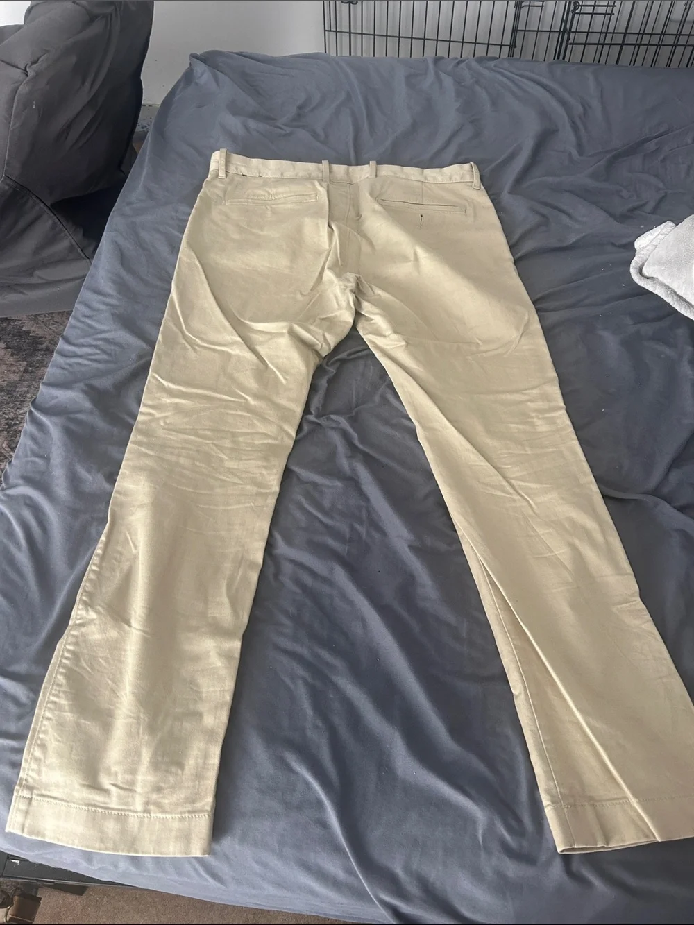 J. Crew Men's Khaki Slim Straight-Leg Chinos